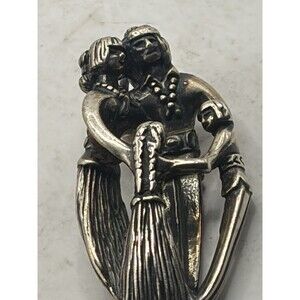 Vintage Estate Sterling Silver Carolyn Pollack Relios Hawaiian Family Pendant